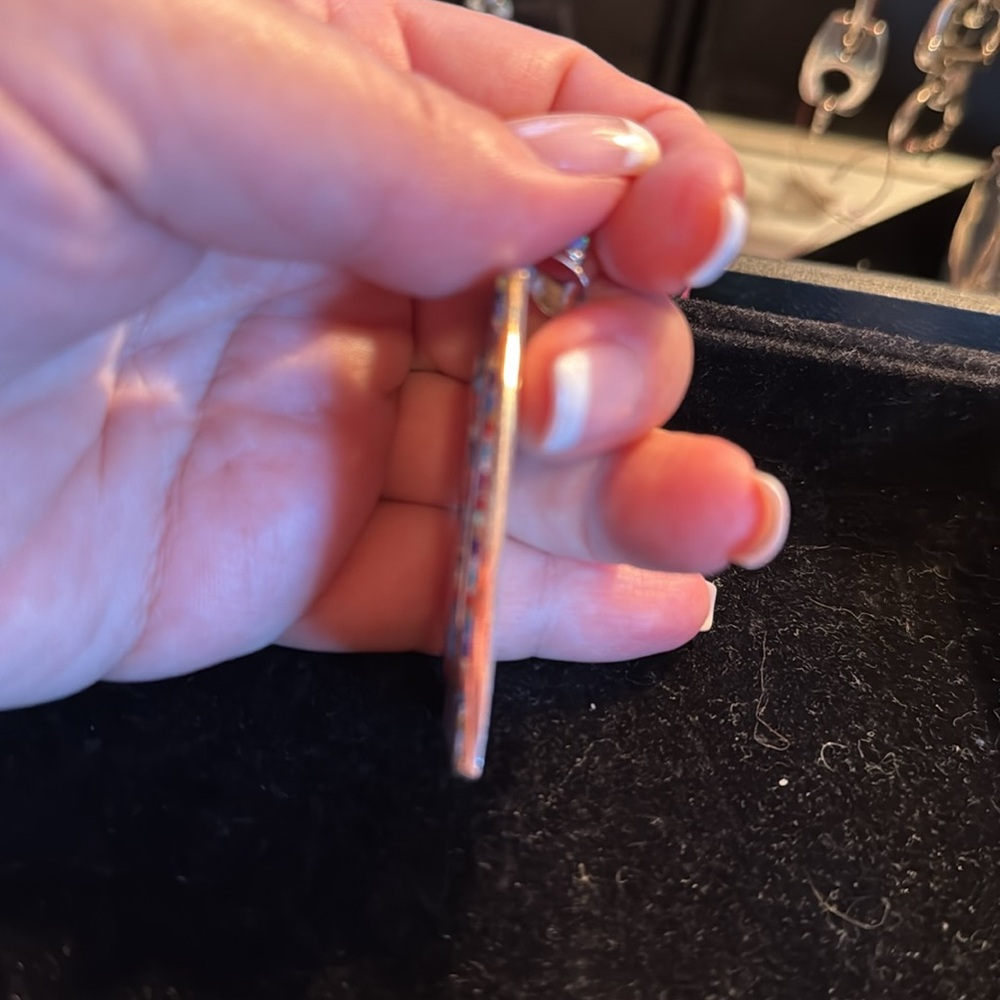 Colorful Rectangular Pendant - Picture 4 of 4